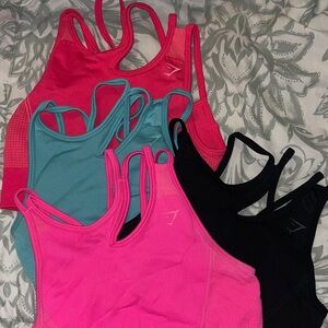 4 size Small Gymshark sports bras